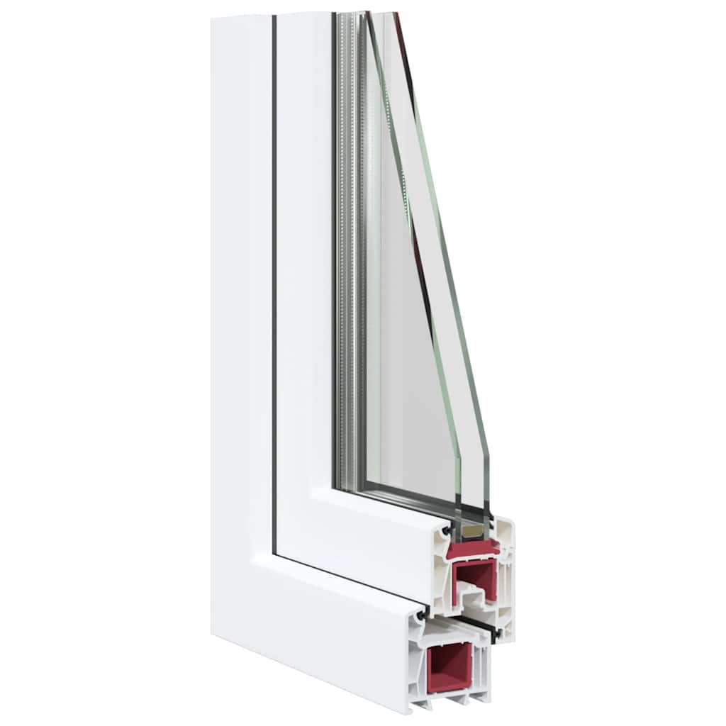 Kellerfenster "RISOR" 90x70 cm Drehkipp DIN Links Weiß