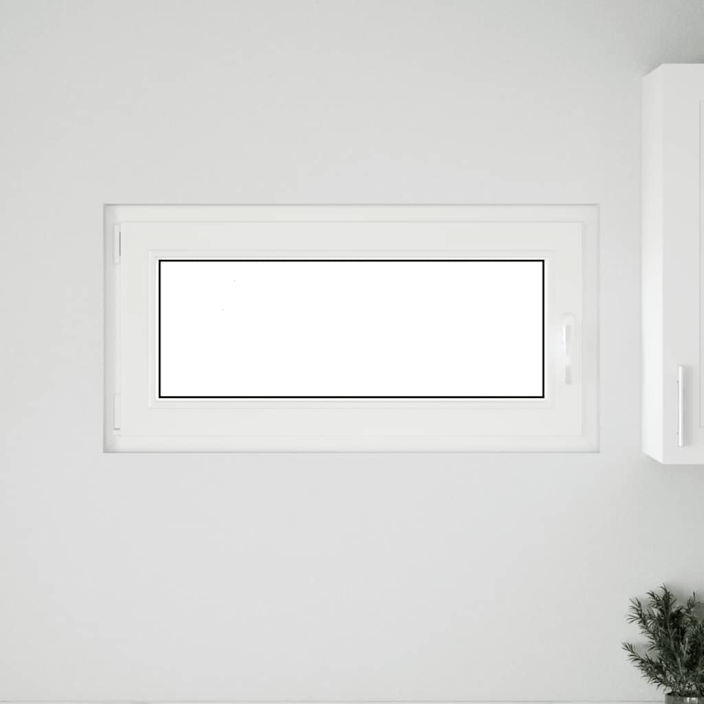 Kellerfenster "RISOR" 100x50 cm Drehkipp DIN Links Weiß