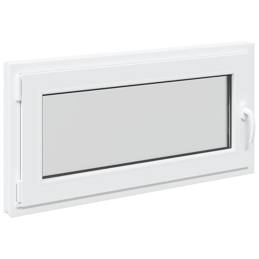 Kellerfenster "RISOR" 100x50 cm Drehkipp DIN Links Weiß