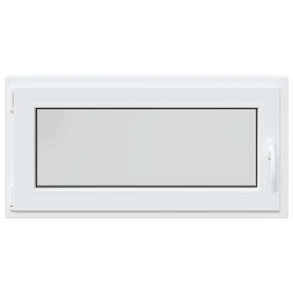 Kellerfenster "RISOR" 100x50 cm Drehkipp DIN Links Weiß
