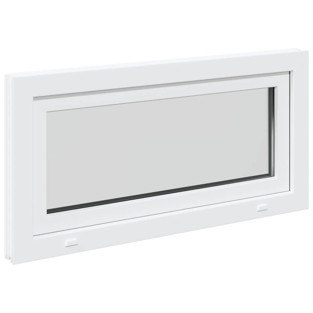 Kellerfenster "RISOR" 100x50 cm Drehkipp DIN Links Weiß
