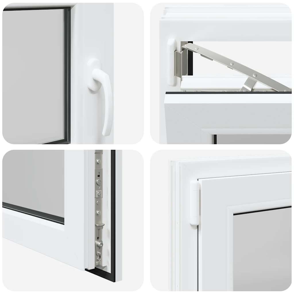 Kellerfenster "RISOR" 100x50 cm Drehkipp DIN Links Weiß
