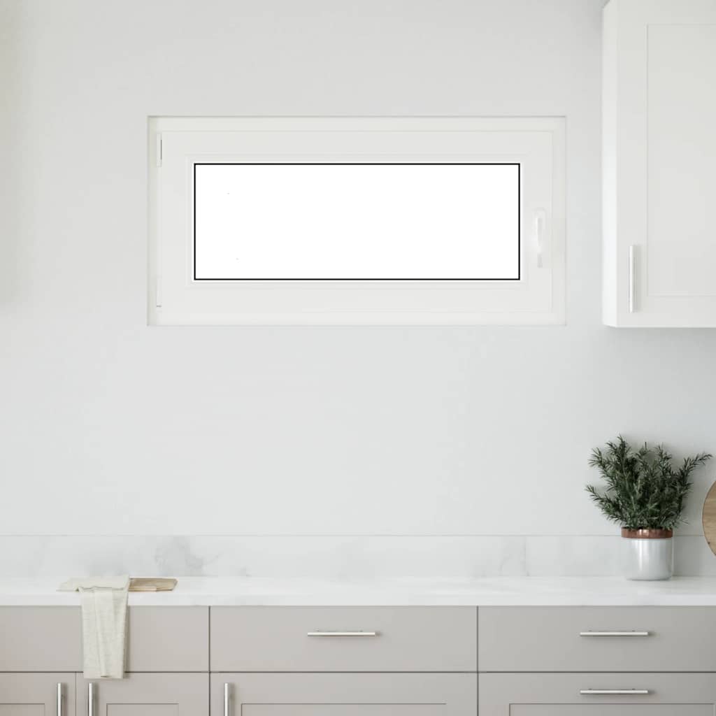 Kellerfenster "RISOR" 100x50 cm Drehkipp DIN Links Weiß