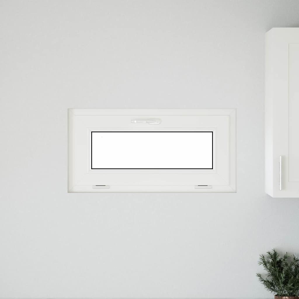Kellerfenster RISOR 80x40 cm Kipp 2-fach Verglasung Weiß
