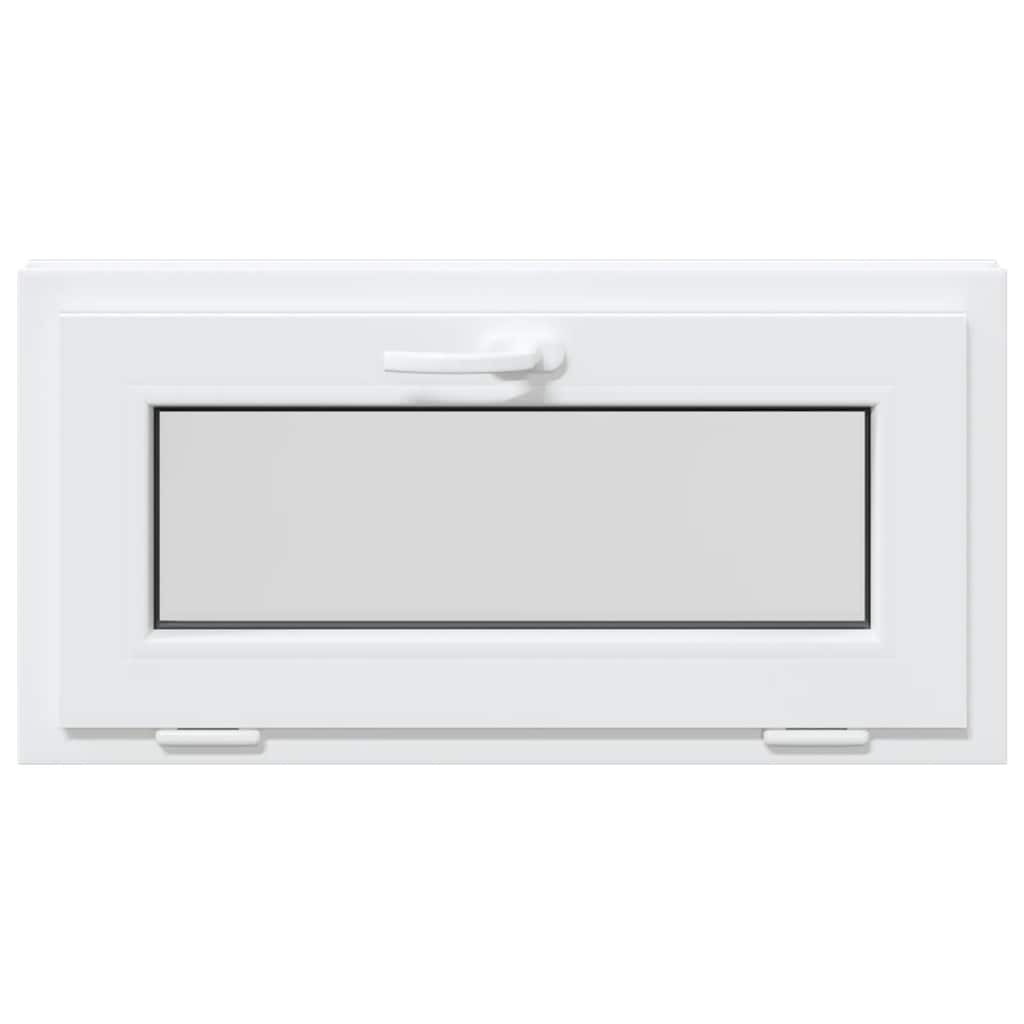 Kellerfenster RISOR 80x40 cm Kipp 2-fach Verglasung Weiß