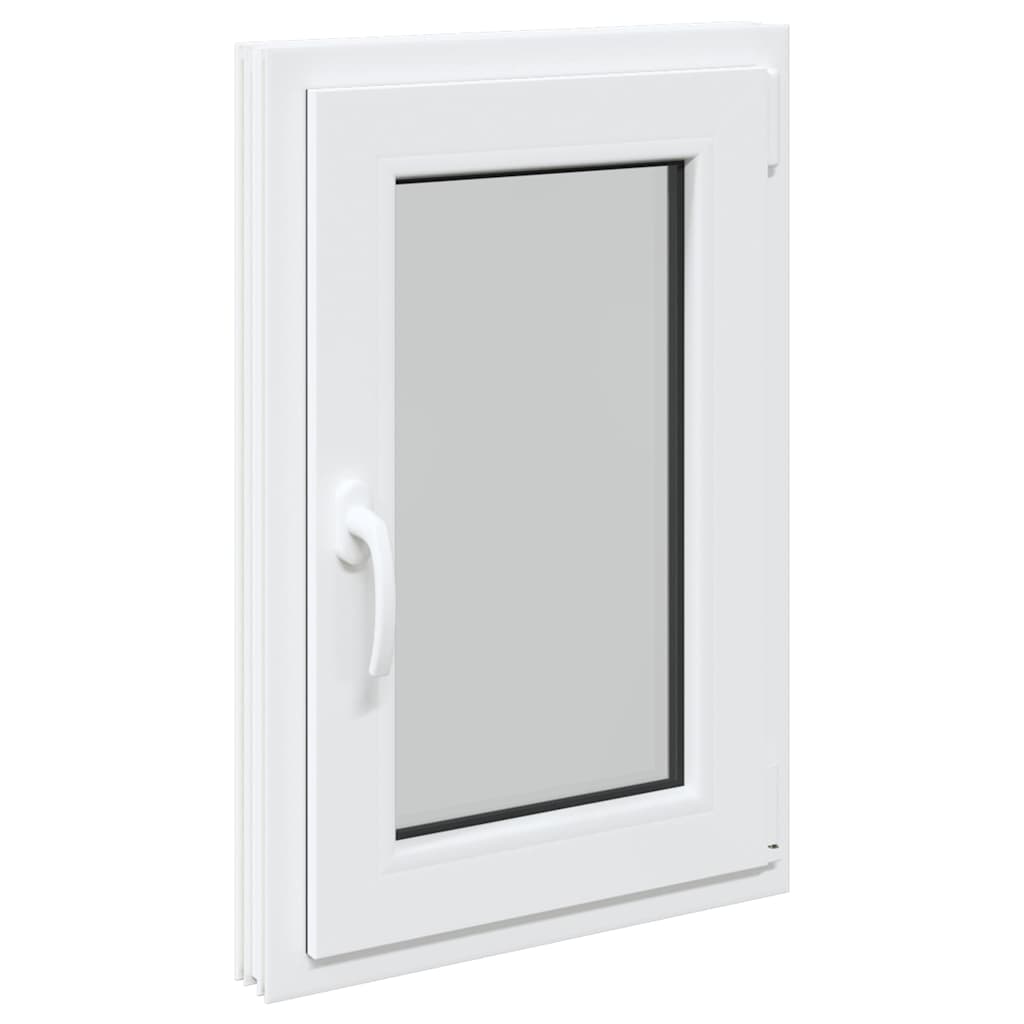 Kellerfenster "RISOR" 50x75 cm Drehkipp DIN Rechts Weiß