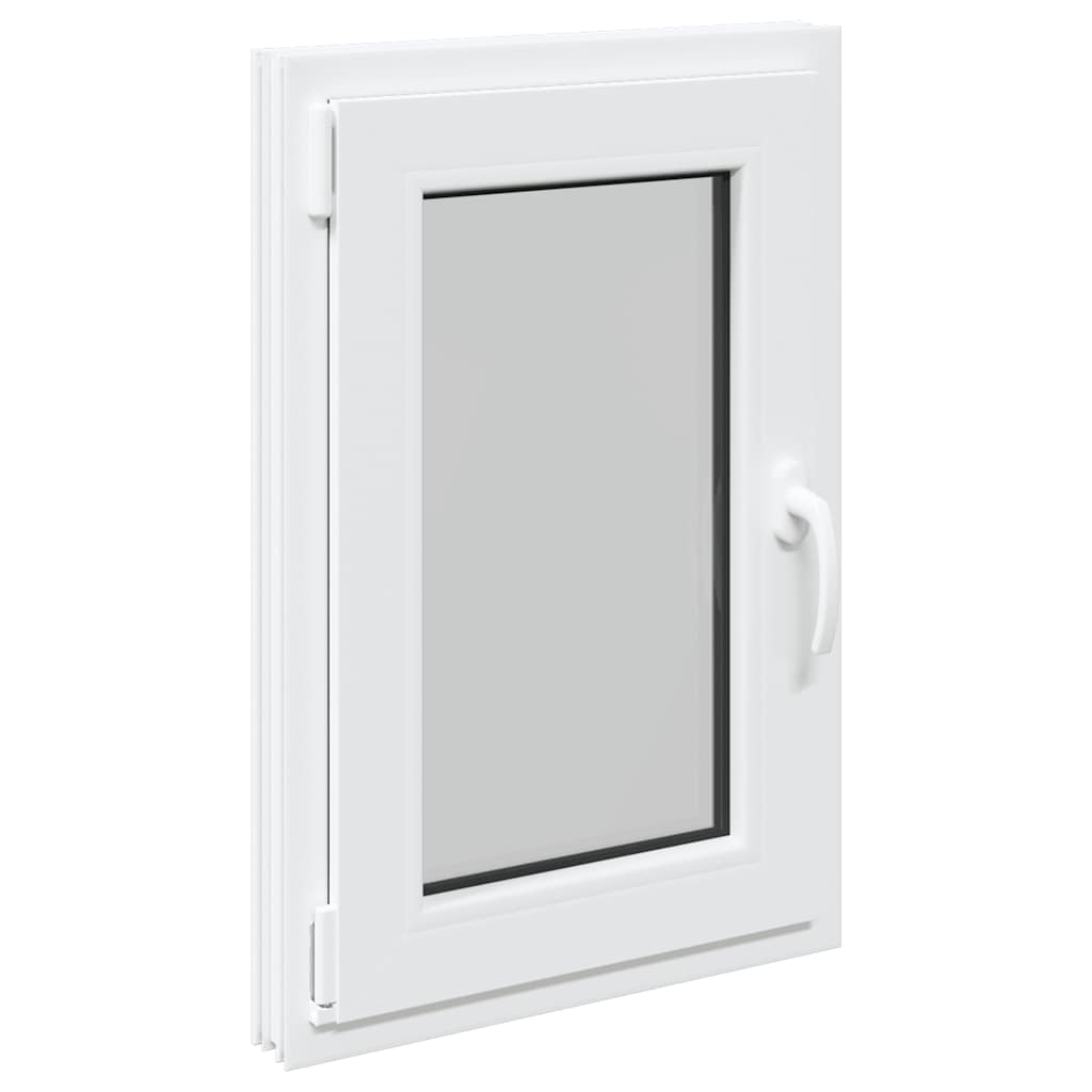 Kellerfenster "RISOR" 50x75 cm Drehkipp DIN Links Weiß