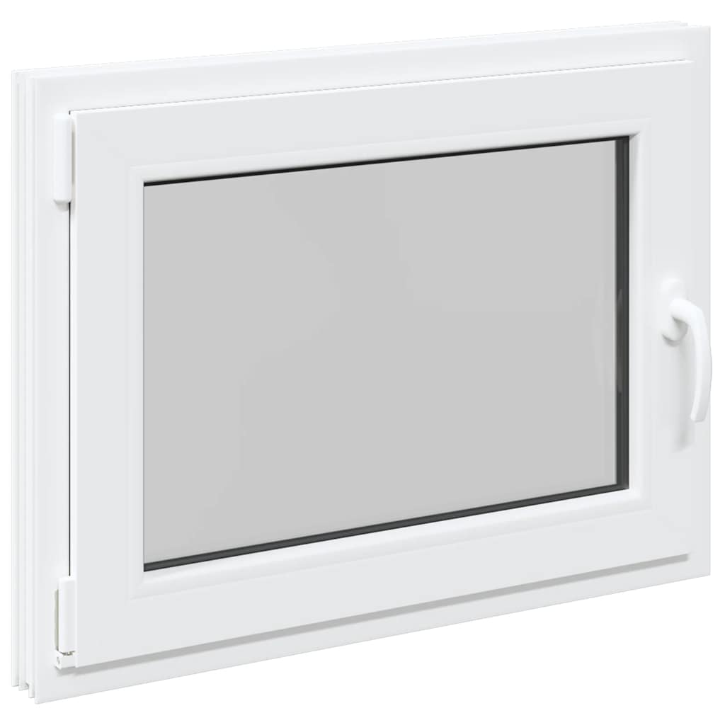 Kellerfenster "RISOR" 80x50 cm Drehkipp DIN Links Weiß