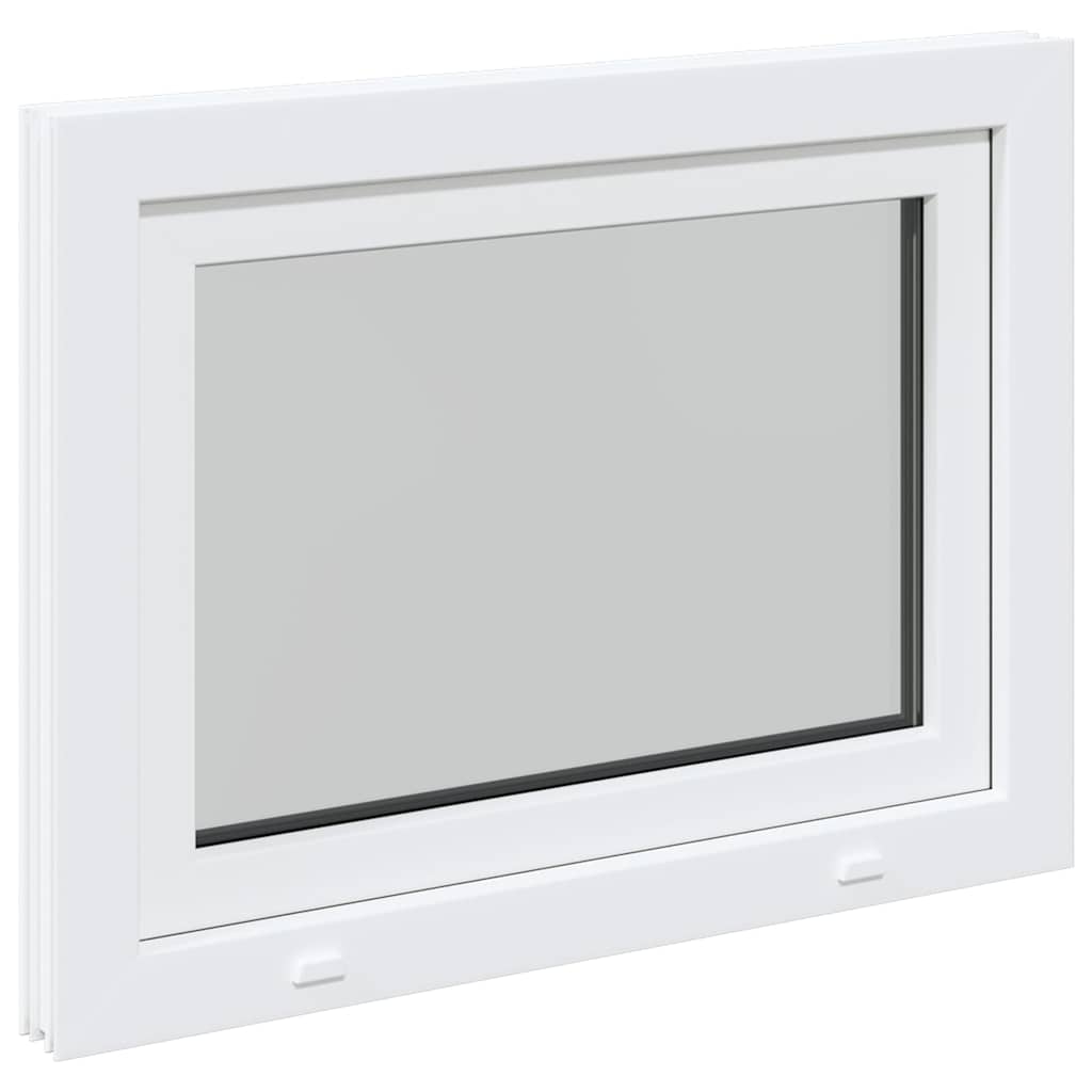Kellerfenster "RISOR" 80x50 cm Drehkipp DIN Links Weiß