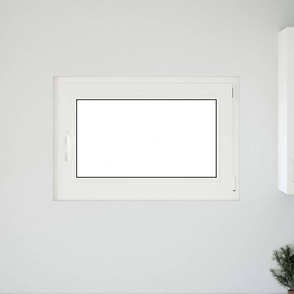 Kellerfenster "RISOR" 90x70 cm Drehkipp DIN Rechts Weiß
