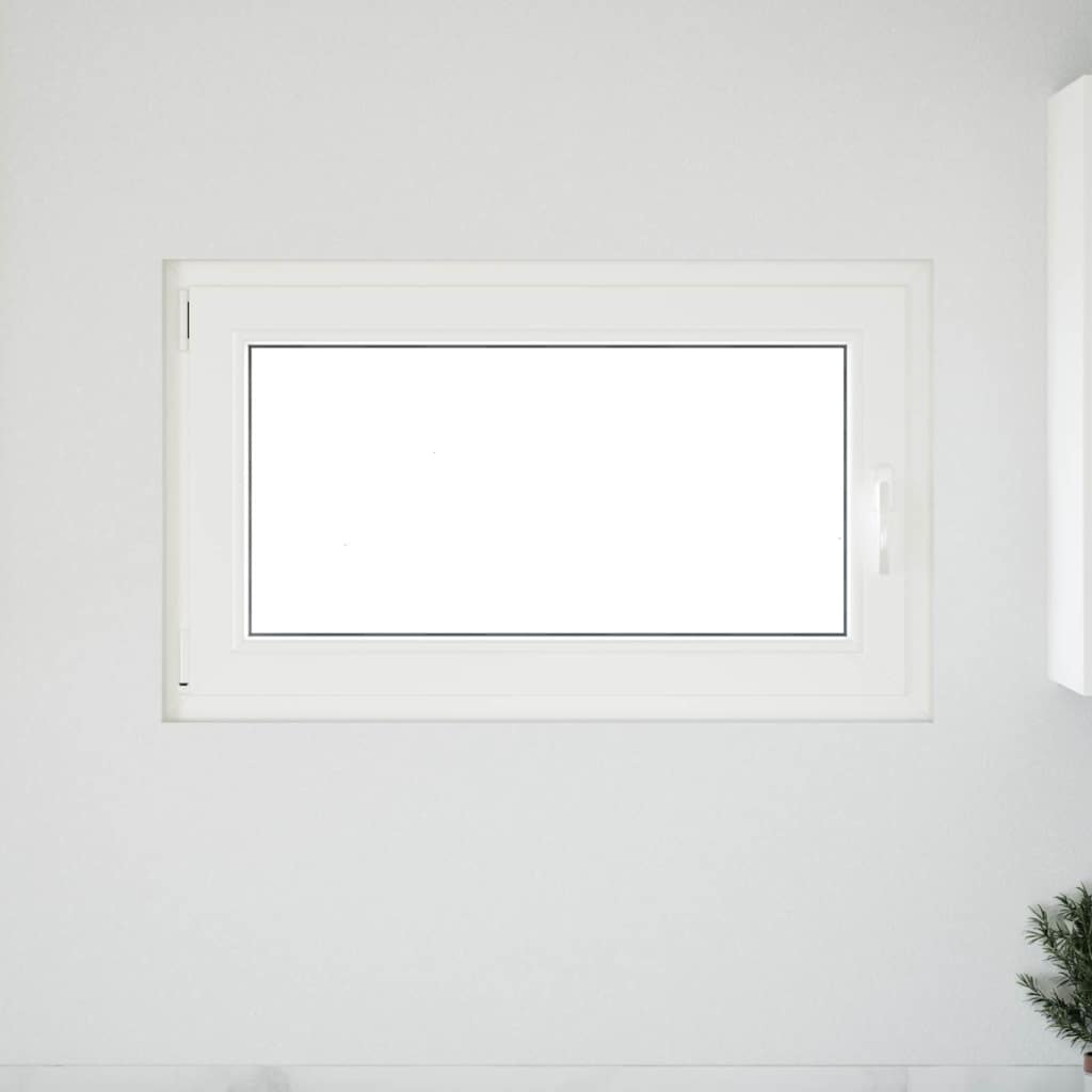 Kellerfenster "RISOR" 100x50 cm Drehkipp DIN Links Weiß