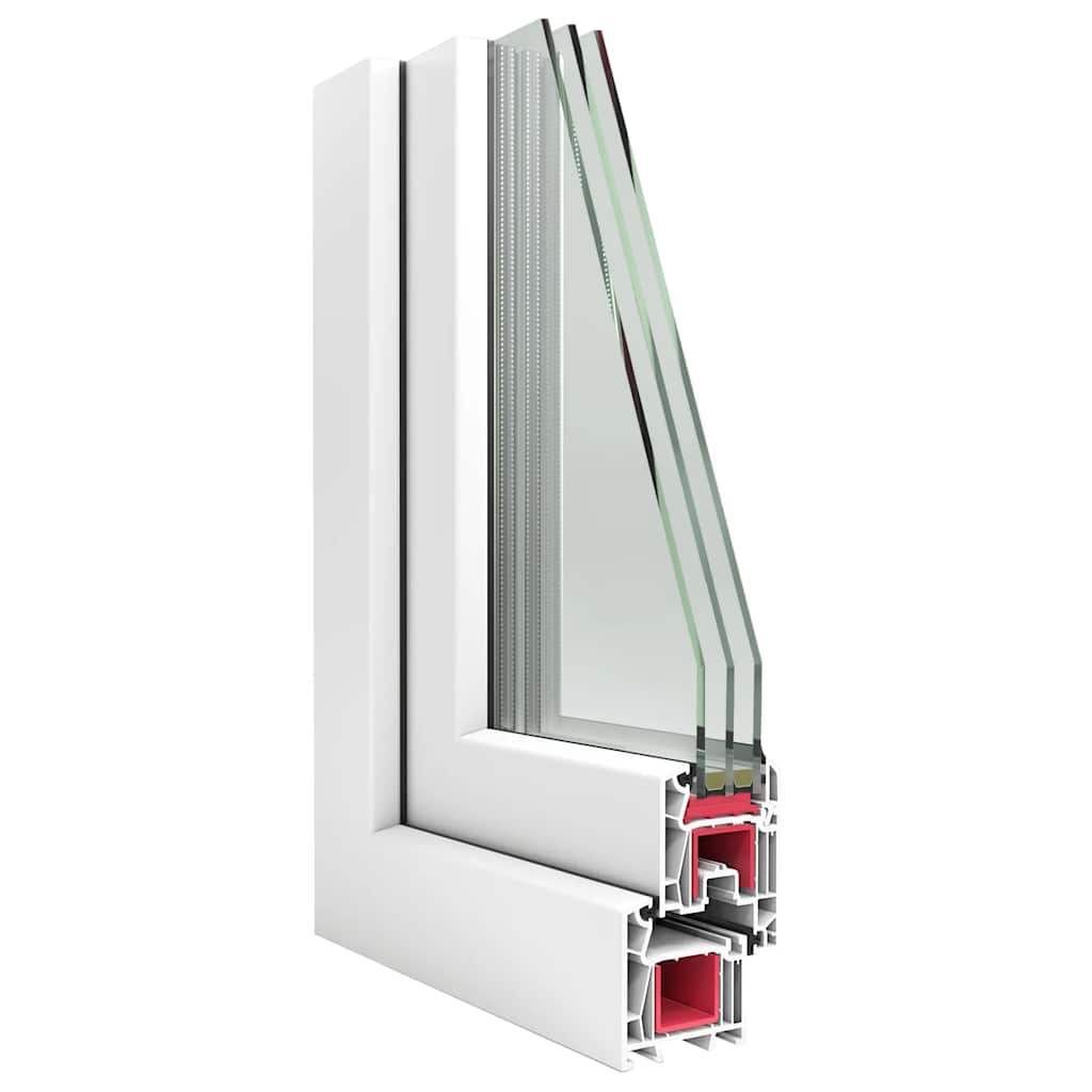Kellerfenster RISOR 100x60 cm Dreh Kipp DIN Links Weiß