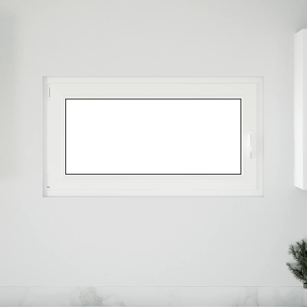 Kellerfenster "RISOR" 110x70 cm Drehkipp DIN Links Weiß