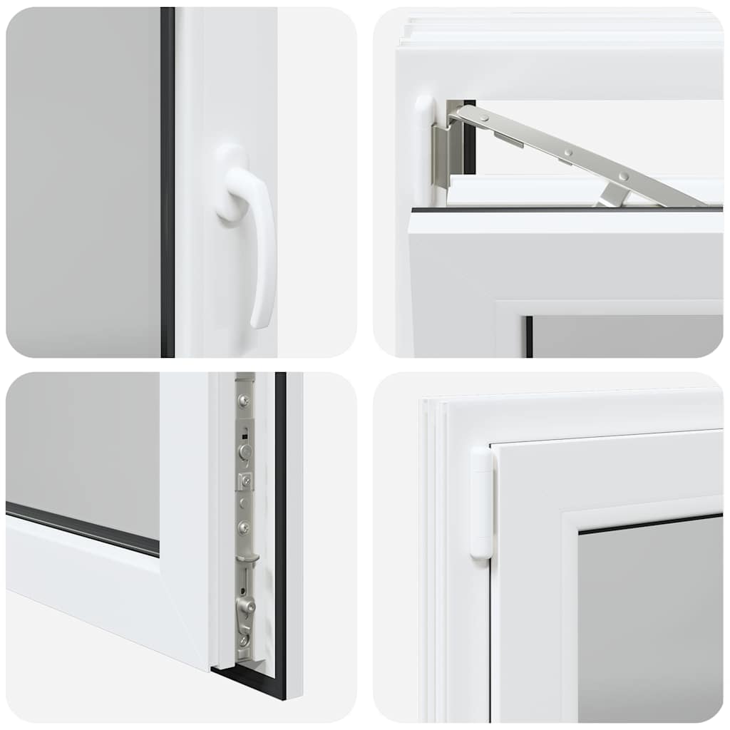 Kellerfenster RISOR 120x60 cm Dreh Kipp DIN Links Weiß