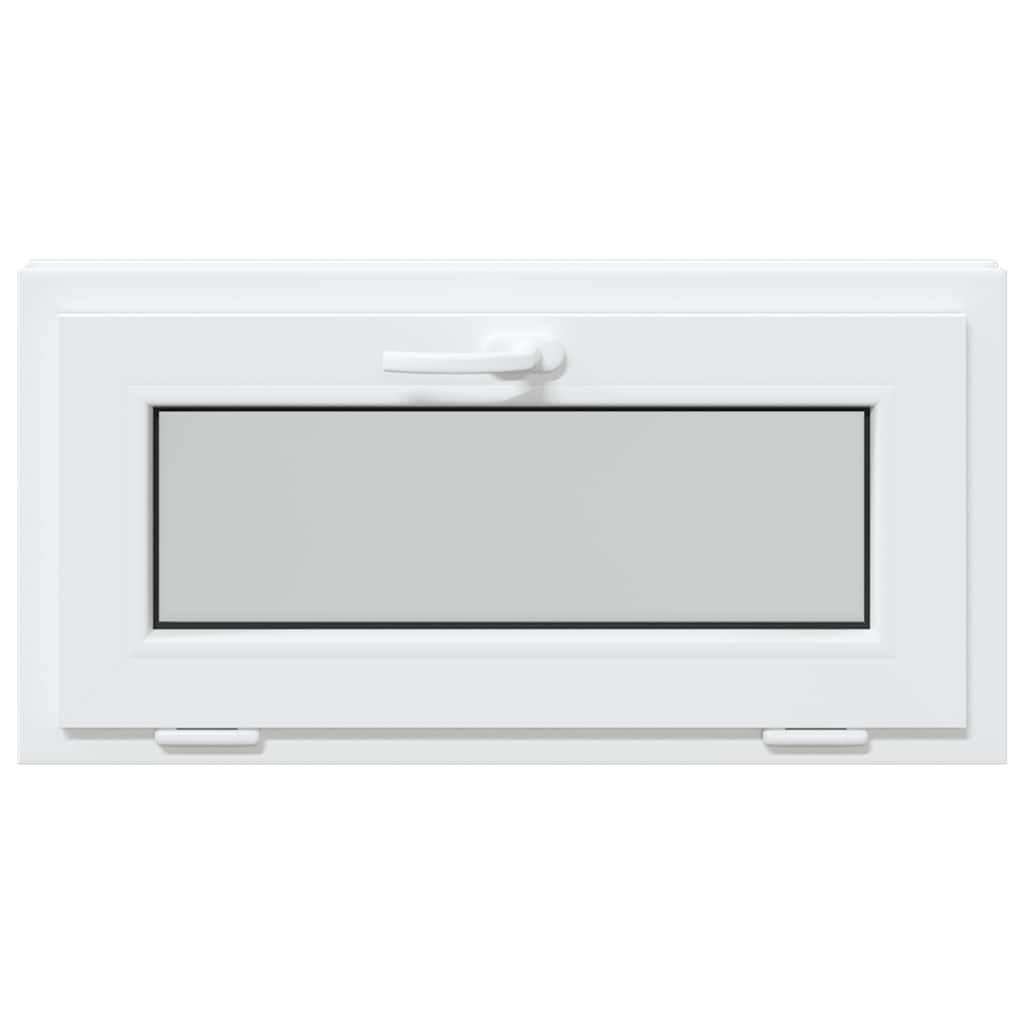 Kellerfenster RISOR 80x40 cm Kipp 3-fach Verglasung Weiß