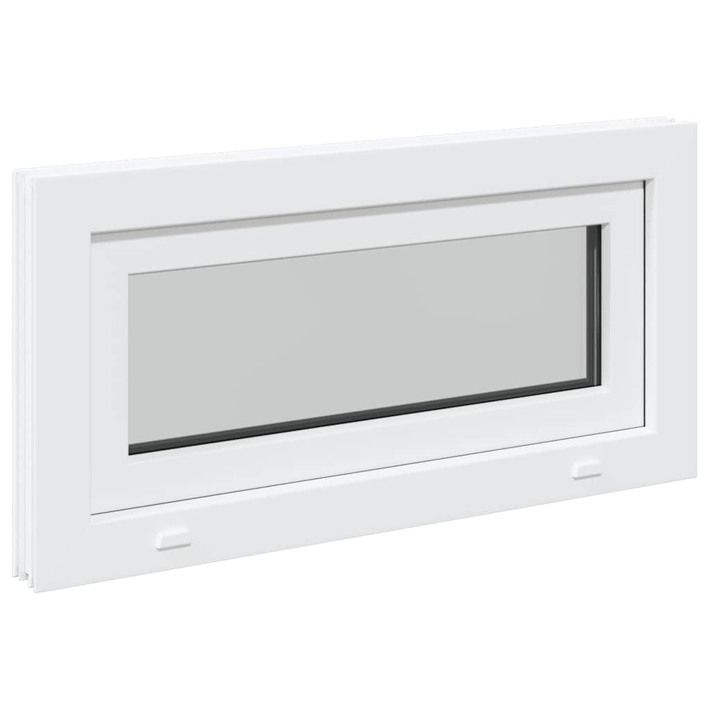 Kellerfenster RISOR 80x40 cm Kipp 3-fach Verglasung Weiß