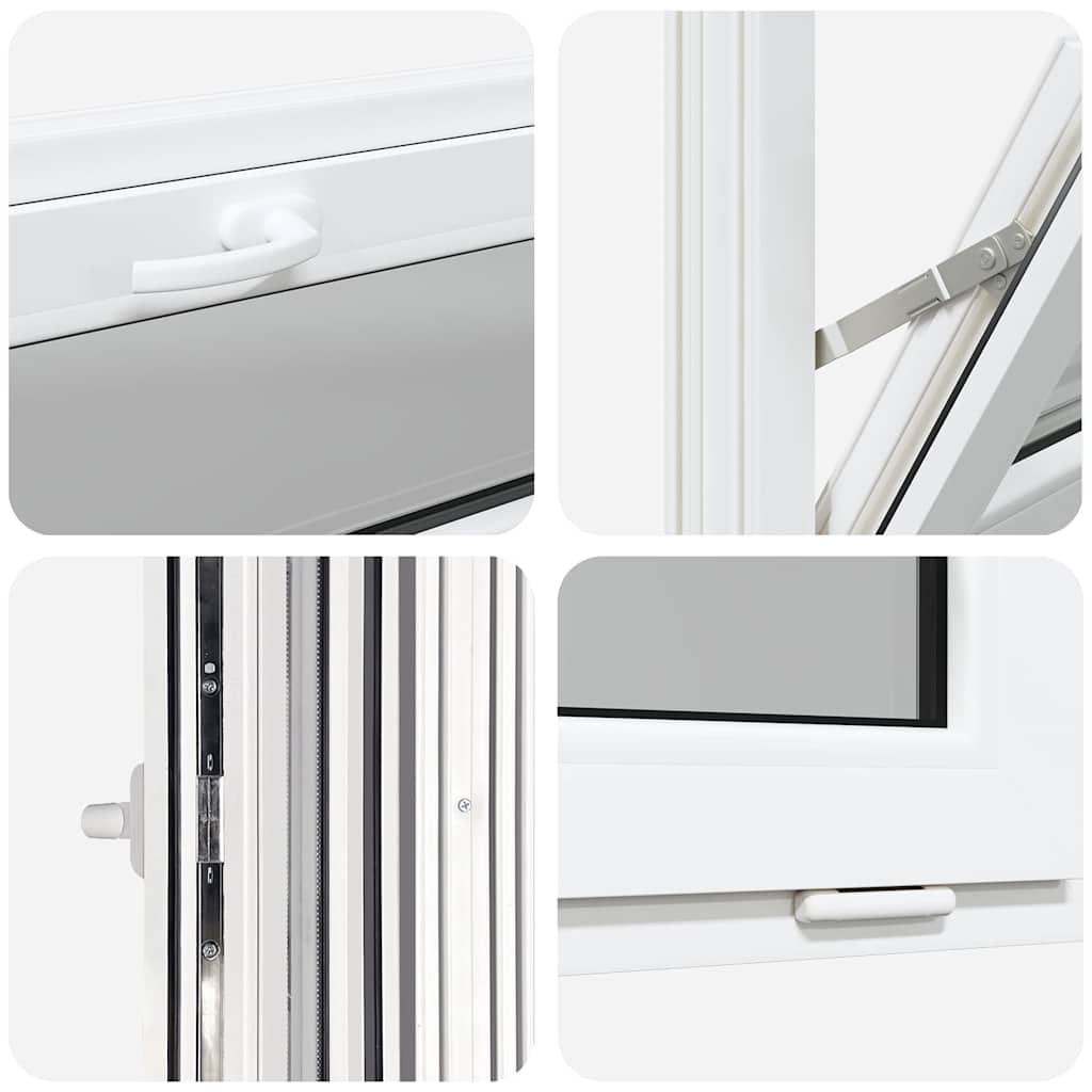 Kellerfenster RISOR 100x40 cm Kipp 3-fach Verglasung Weiß