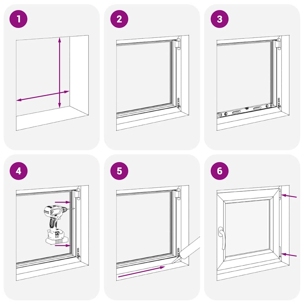 Kellerfenster RISOR 60x60 cm Dreh Kipp DIN Links Anthrazit