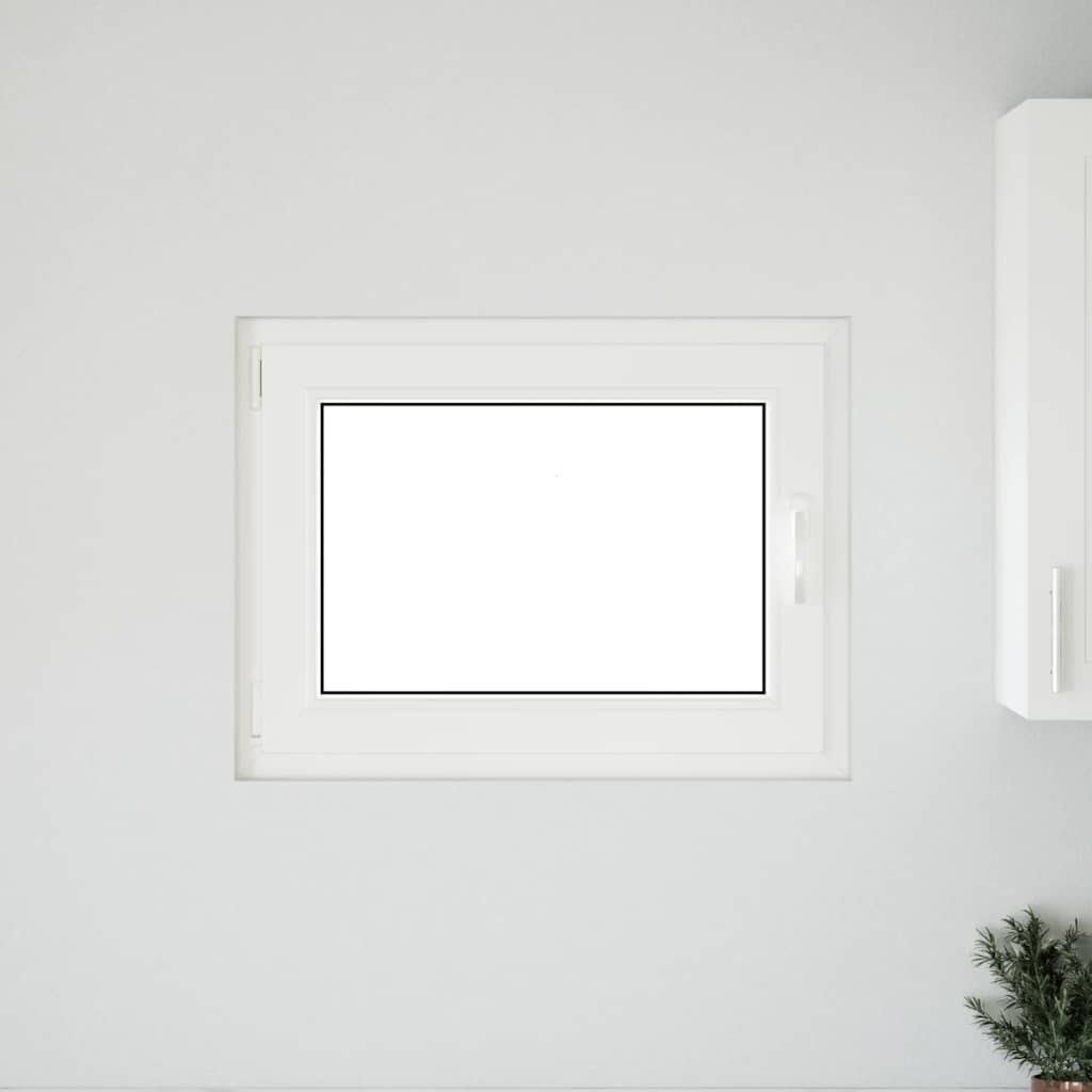 Kellerfenster "RISOR" 80x50 cm Drehkipp DIN Links Anthrazit