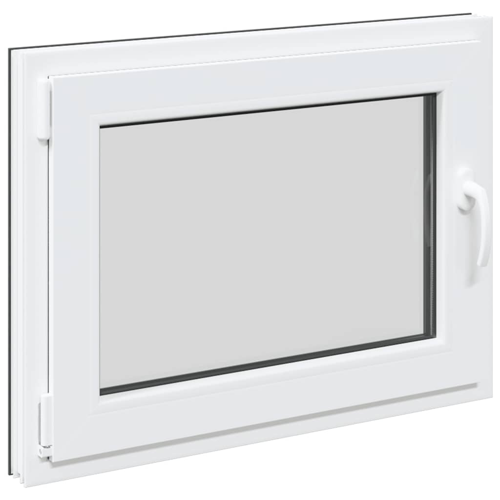 Kellerfenster "RISOR" 80x50 cm Drehkipp DIN Links Anthrazit