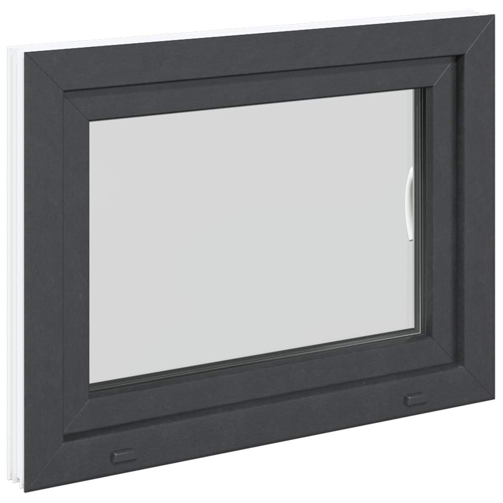 Kellerfenster "RISOR" 80x70 cm Drehkipp DIN Rechts Anthrazit