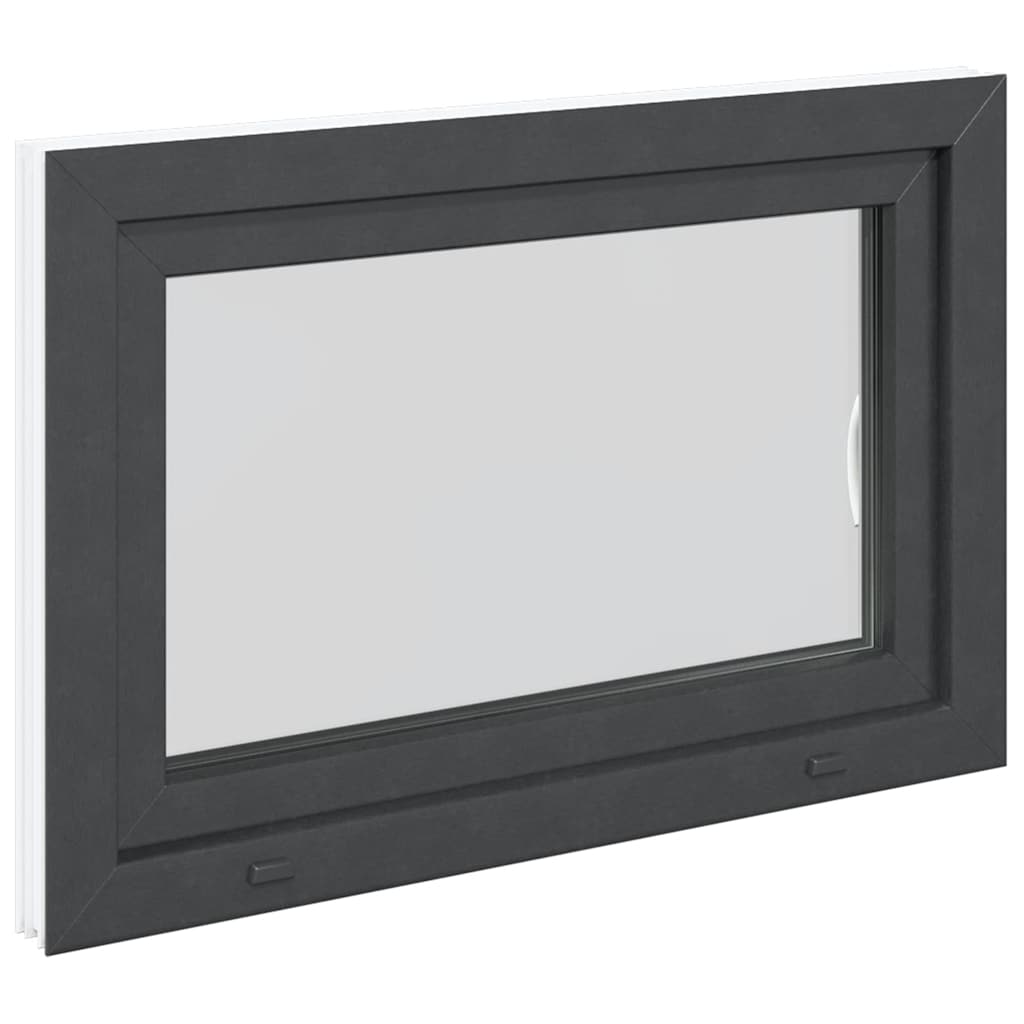 Kellerfenster "RISOR" 90x70 cm Drehkipp DIN Rechts Anthrazit