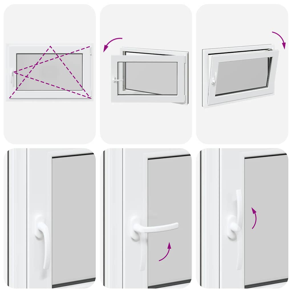Kellerfenster "RISOR" 90x70 cm Drehkipp DIN Rechts Anthrazit