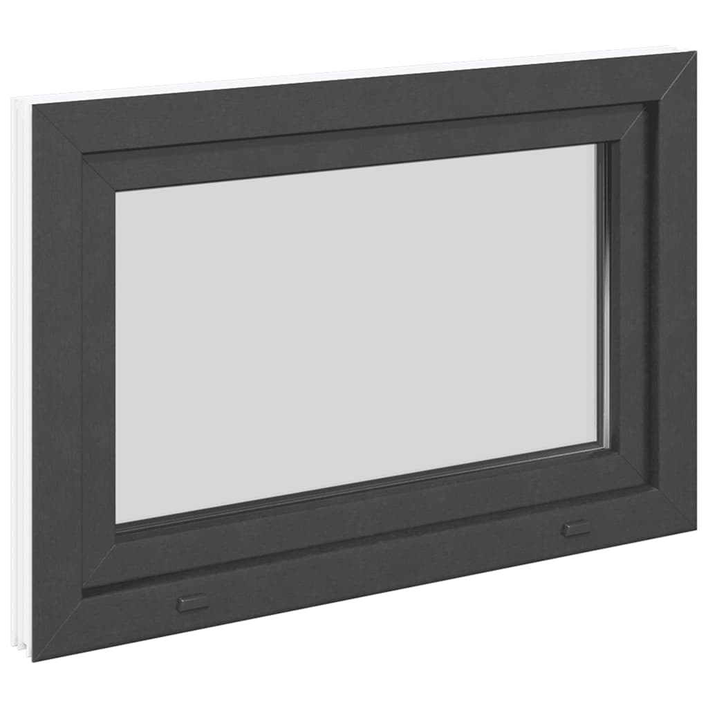 Kellerfenster "RISOR" 90x70 cm Drehkipp DIN Links Anthrazit