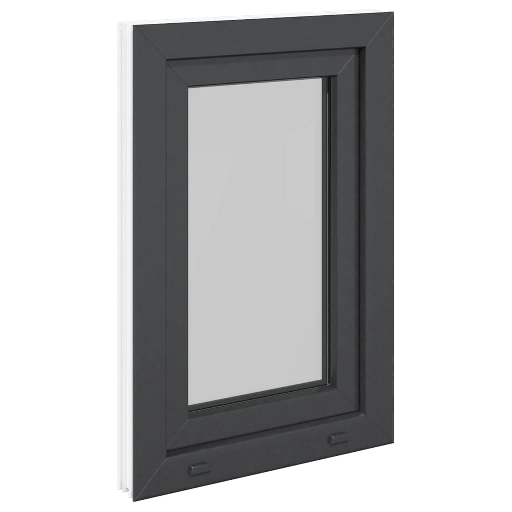 Kellerfenster "RISOR" 50x75 cm Drehkipp DIN Rechts Anthrazit