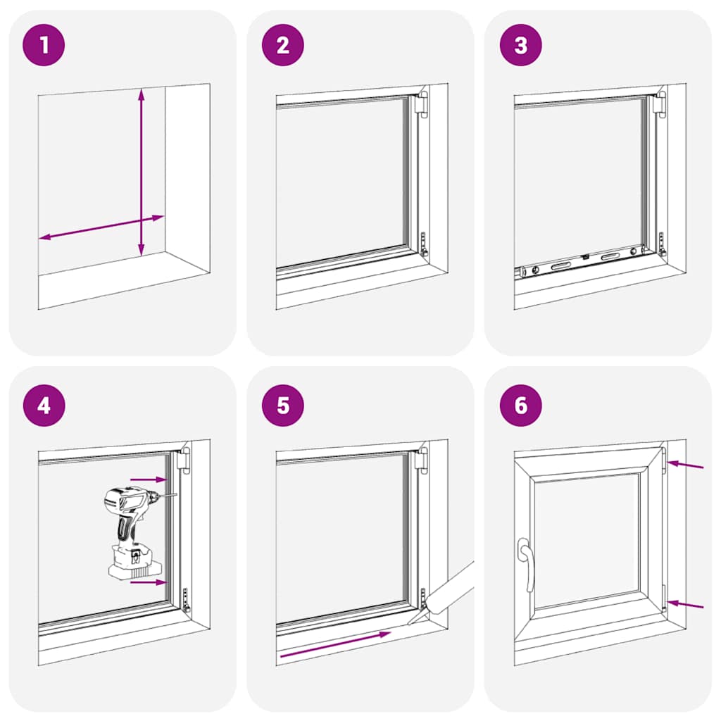 Kellerfenster RISOR 60x60 cm Dreh Kipp DIN Links Anthrazit