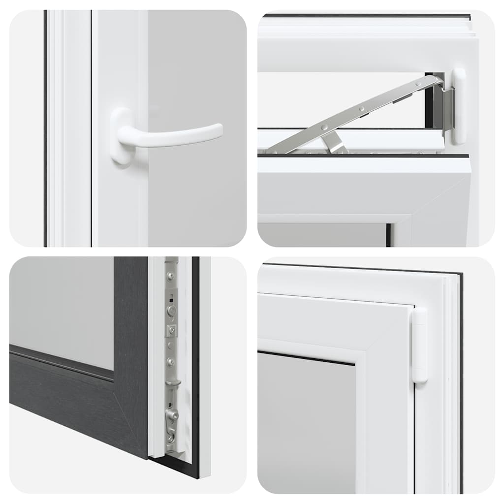 Kellerfenster RISOR 60x90 cm Dreh Kipp DIN Links Anthrazit
