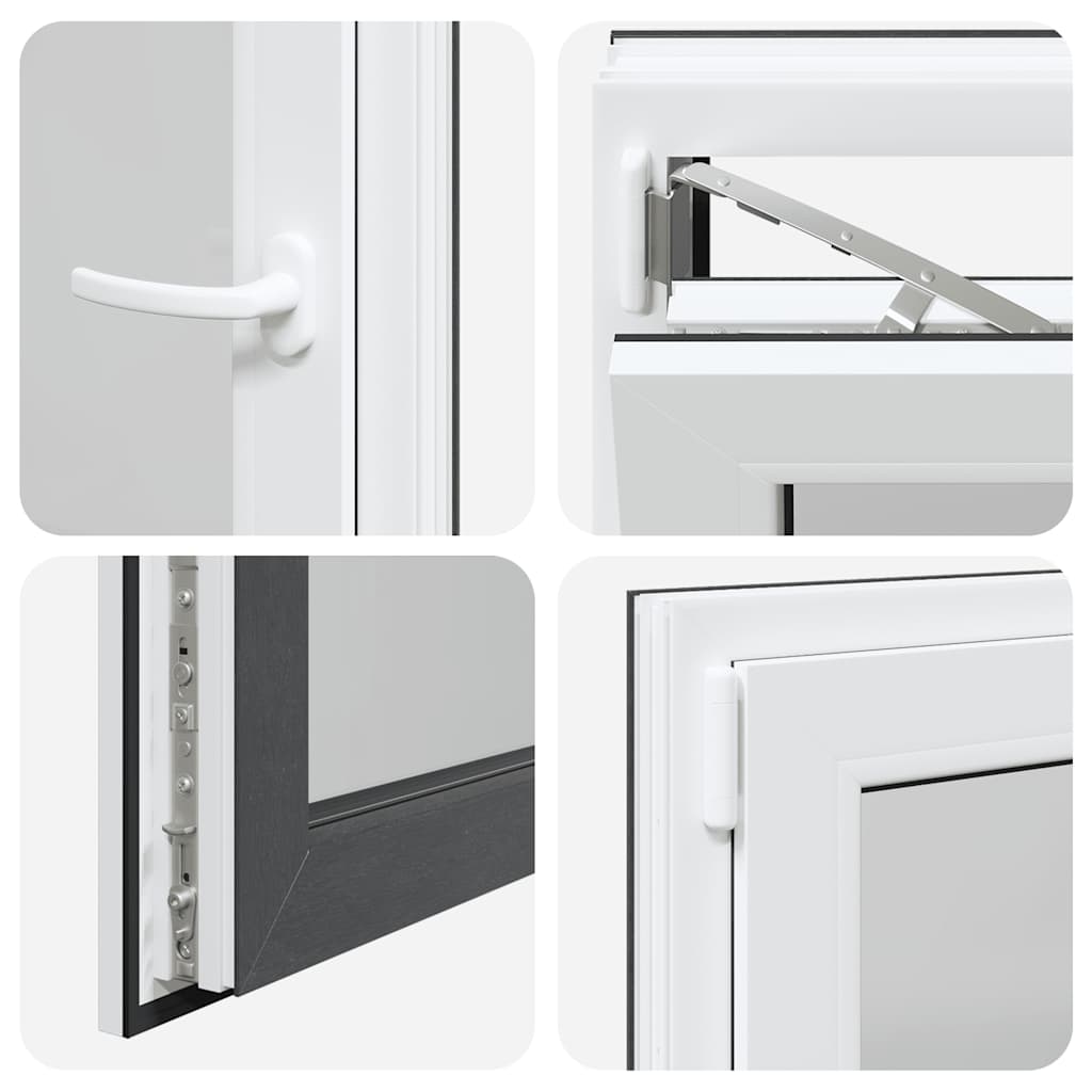 Kellerfenster "RISOR" 60x100 cm Drehkipp DIN Links Anthrazit