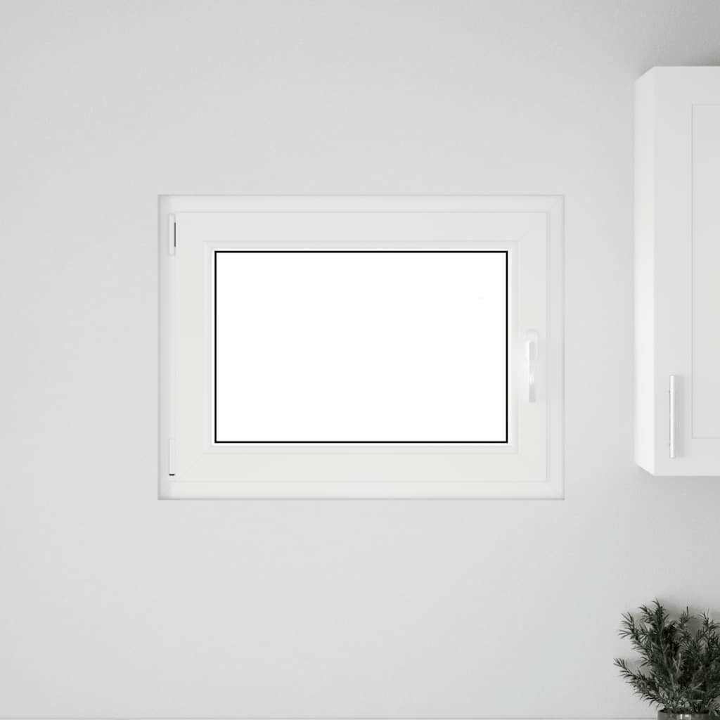 Kellerfenster "RISOR" 80x50 cm Drehkipp DIN Links Anthrazit