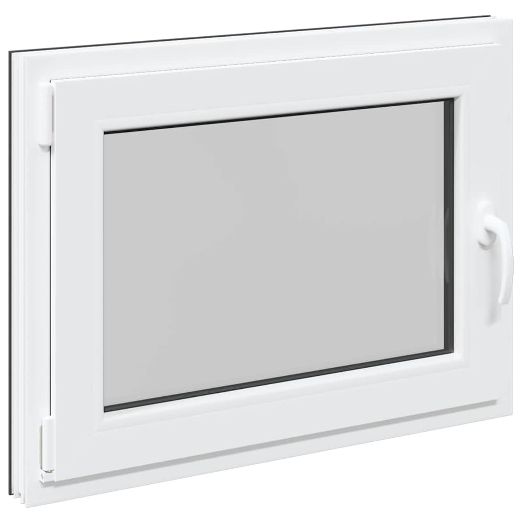 Kellerfenster "RISOR" 80x60 cm Drehkipp DIN Links Anthrazit