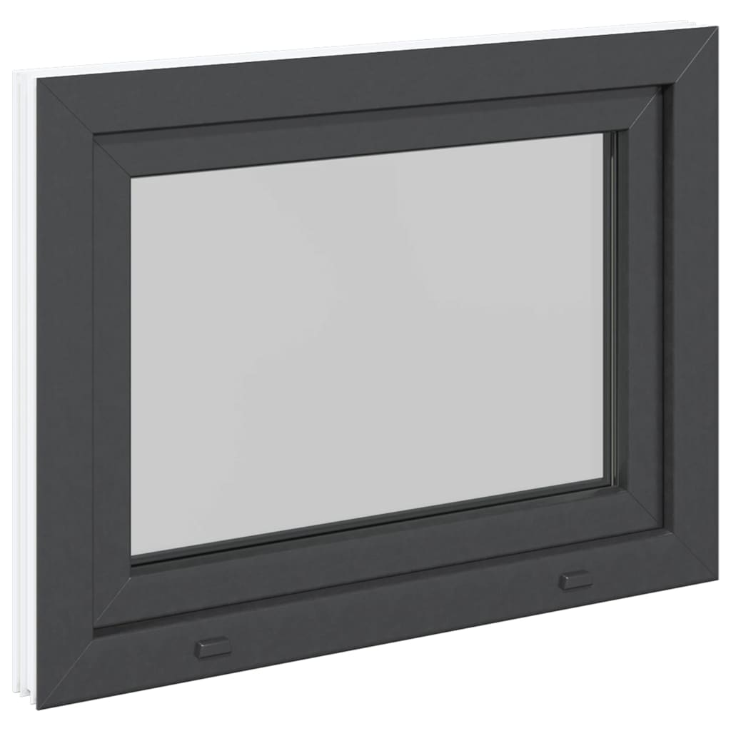 Kellerfenster "RISOR" 90x50 cm Drehkipp DIN Links Anthrazit