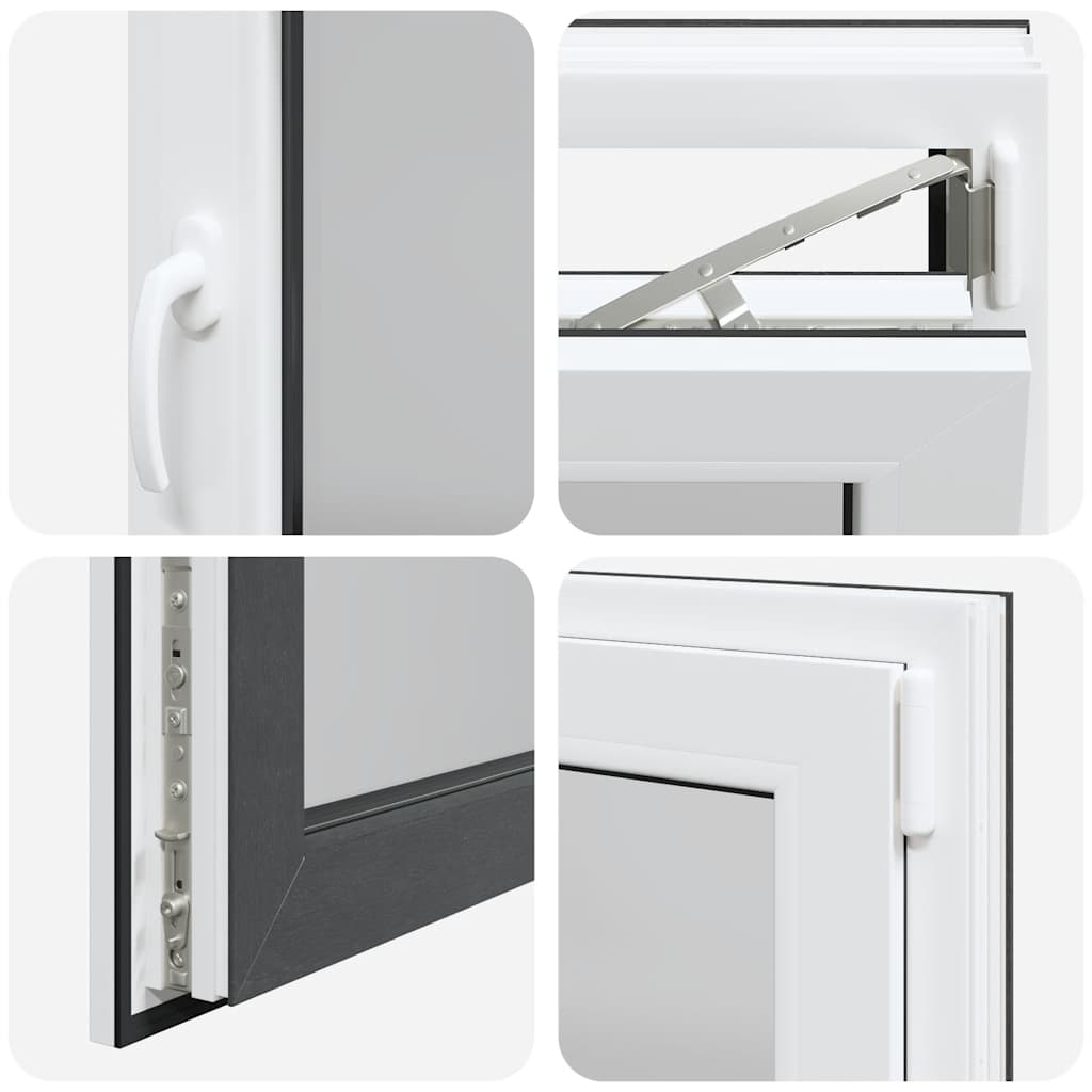 Kellerfenster "RISOR" 90x70 cm Drehkipp DIN Rechts Anthrazit