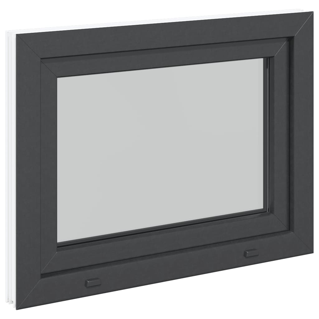 Kellerfenster "RISOR" 90x70 cm Drehkipp DIN Links Anthrazit