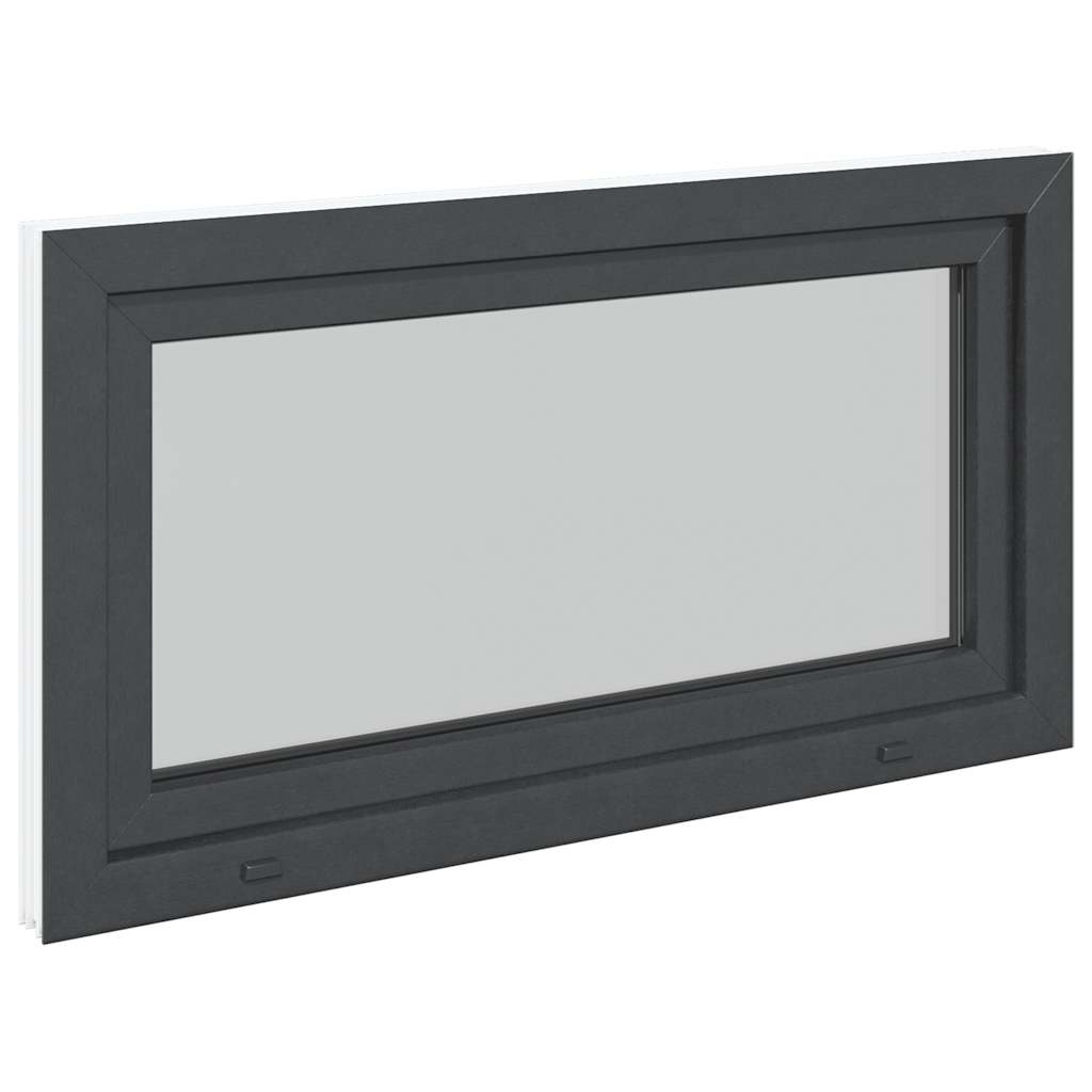 Kellerfenster "RISOR" 110x70 cm Drehkipp DIN Links Anthrazit