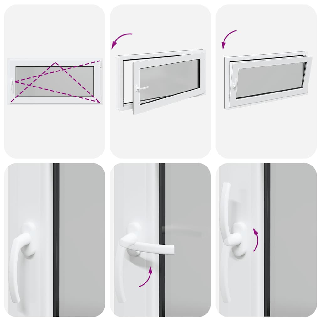 Kellerfenster RISOR 120x60 cm Dreh Kipp DIN Rechts Anthrazit