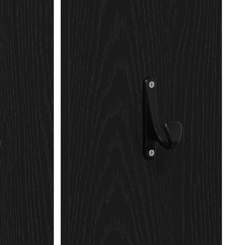 Flurmöbel-Set 4 pcs Schwarze Eiche 80 x 30,5 x 40 cm
