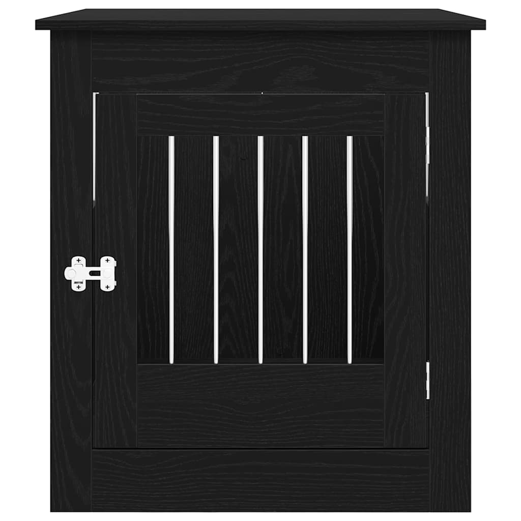 Hundebox Möbel Schwarze Eiche 80x64,5x71 cm Holzwerkstoff