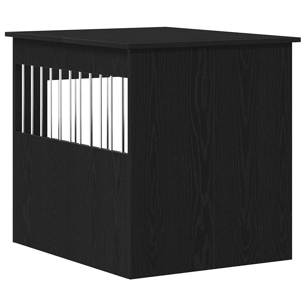 Hundebox Möbel Schwarze Eiche 80x64,5x71 cm Holzwerkstoff