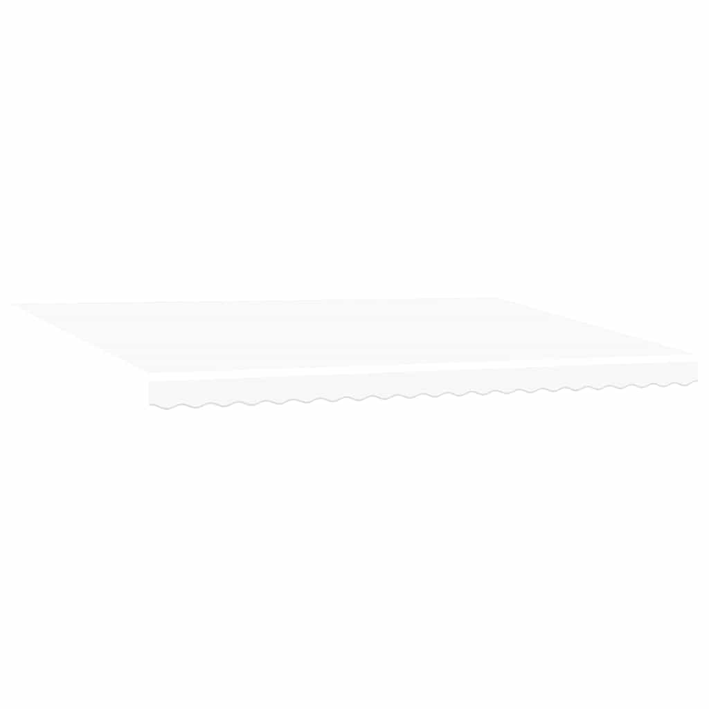 Markisen-Ersatzstoff Weiß 500 × 300 cm Segeltuch
