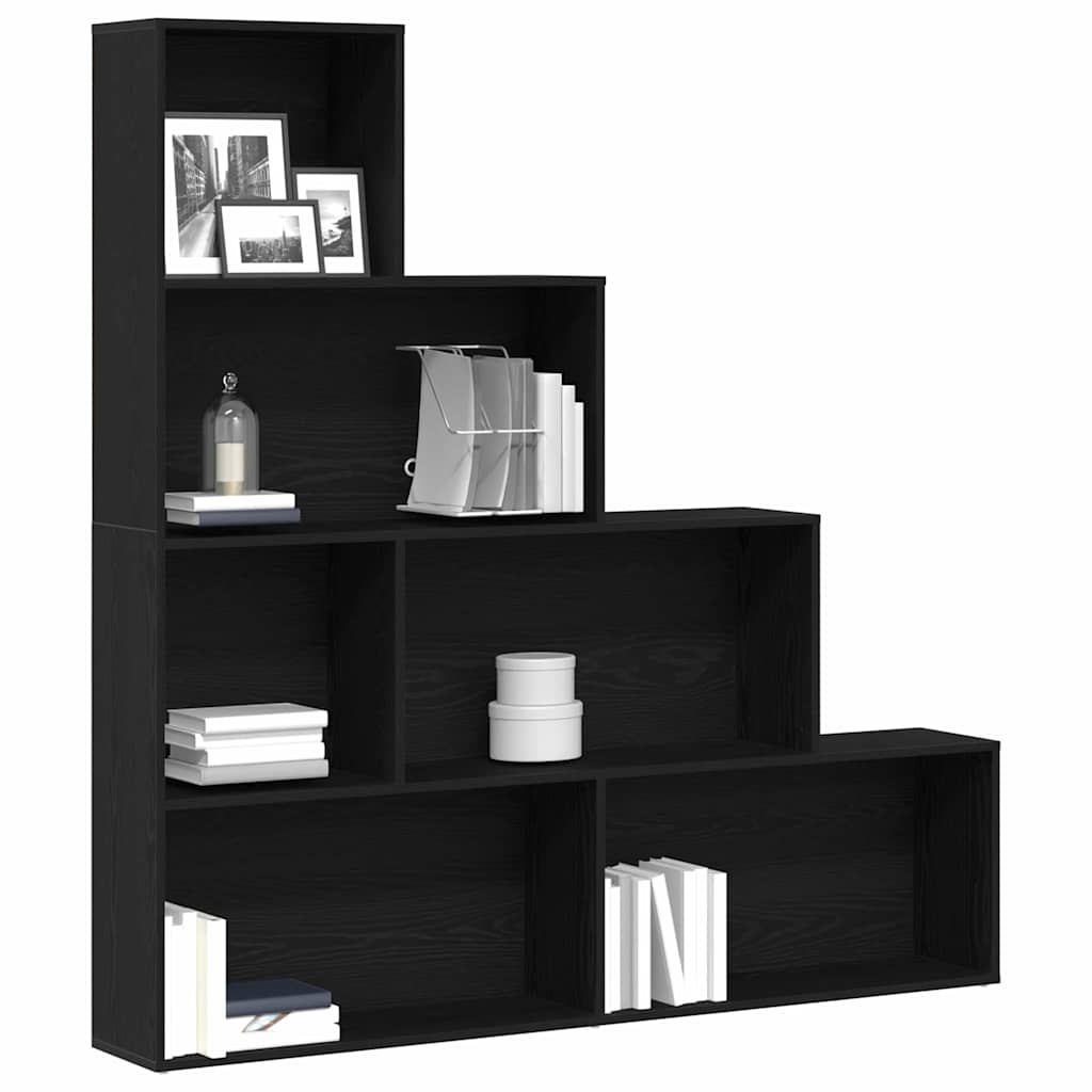 Bücherregal Schwarze Eiche 155 x 24 x 160 cm Holzwerkstoff