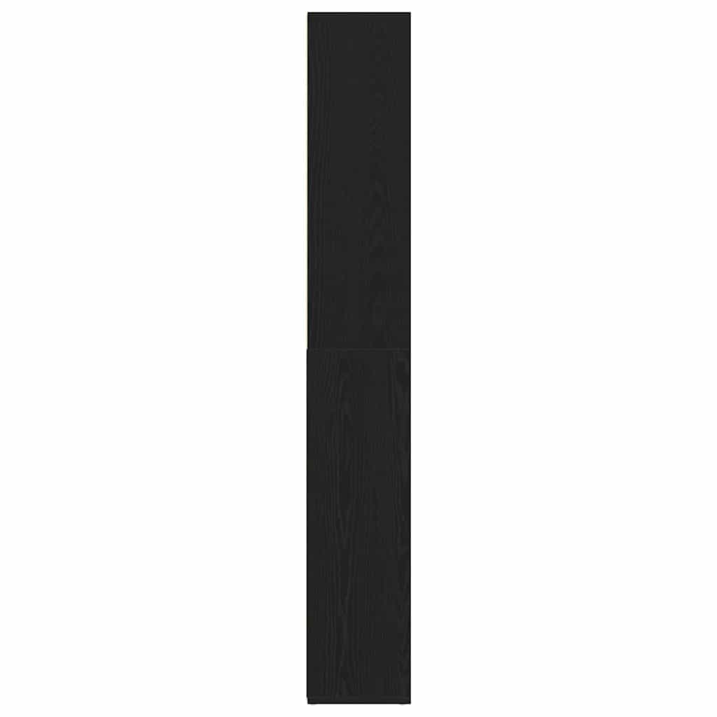 Bücherregal Schwarze Eiche 155 x 24 x 160 cm Holzwerkstoff