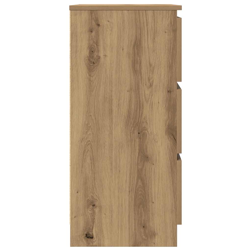 Sideboard Artisan Oak 60x35x76 cm Wood Material