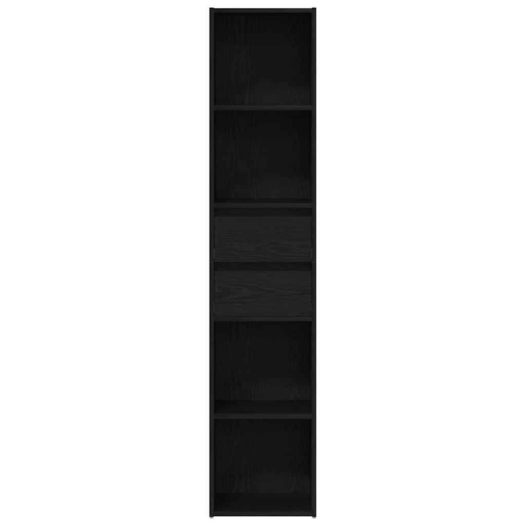 Bücherregal Schwarze Eiche 36 x 30 x 171 cm Holzwerkstoff