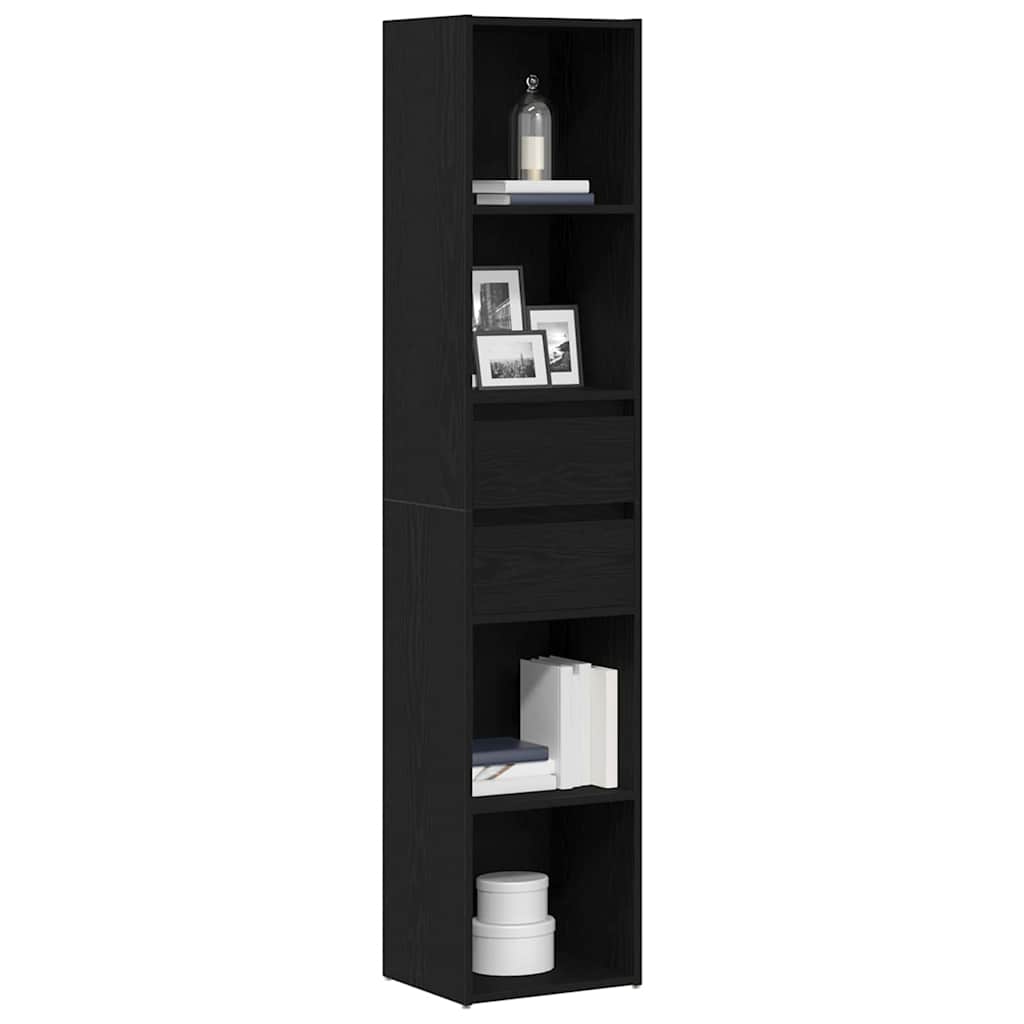 Bücherregal Schwarze Eiche 36 x 30 x 171 cm Holzwerkstoff