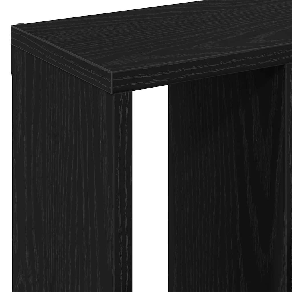 Wall shelf black oak look 45x16x45 cm wood material