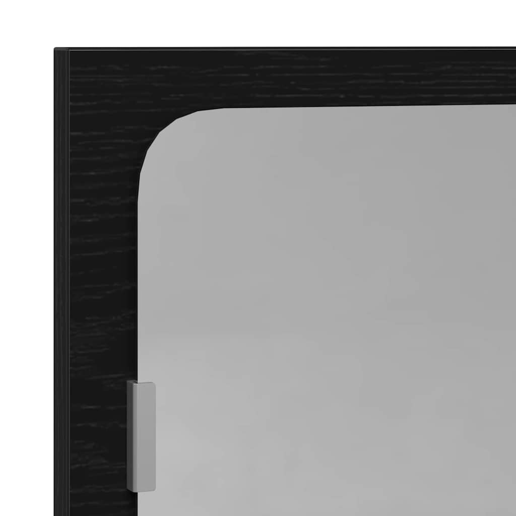 Spiegelregal Schwarze Eiche 60 x 10.5 x 37 cm Holzwerkstoff